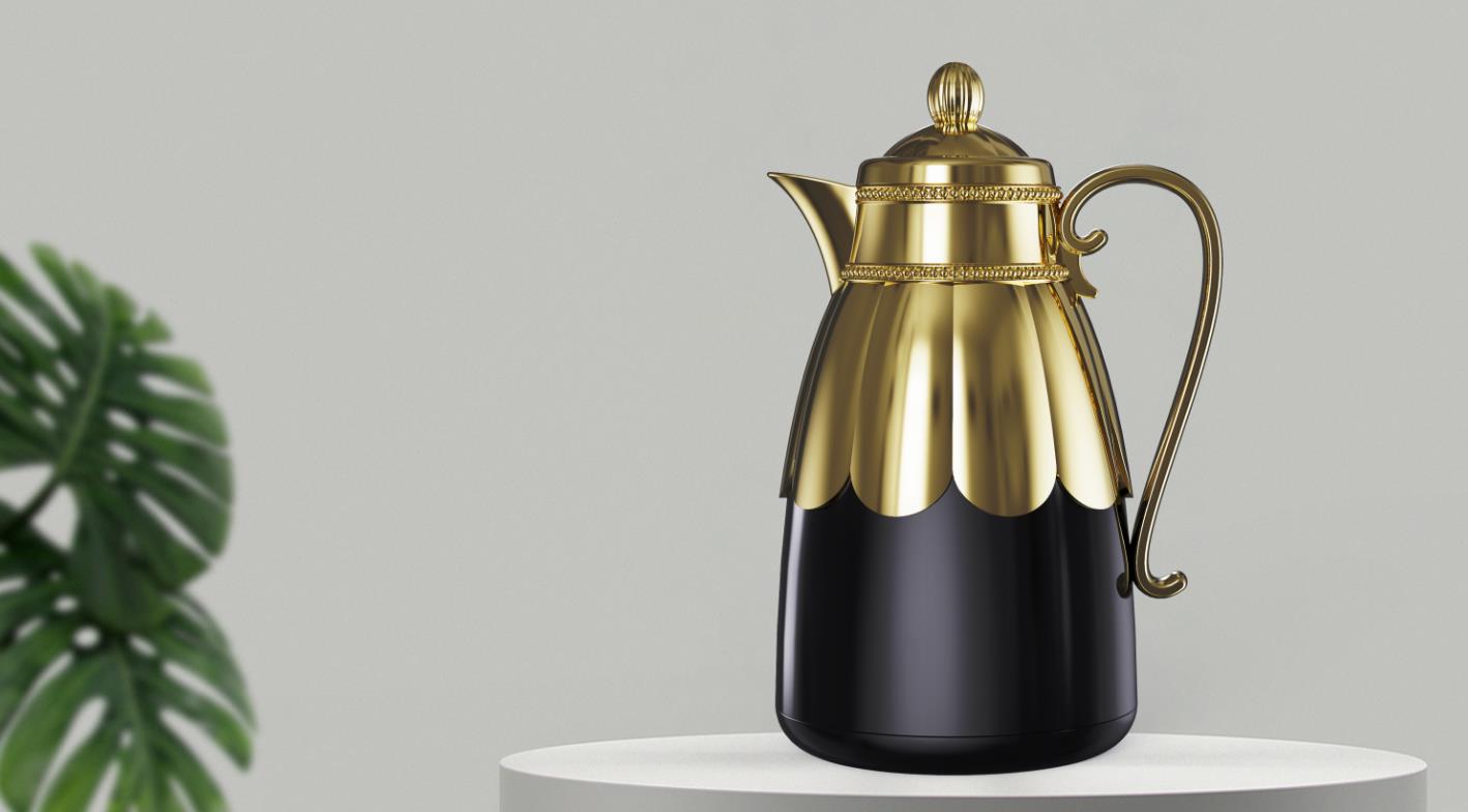 家居生活金色中东风格保温壶